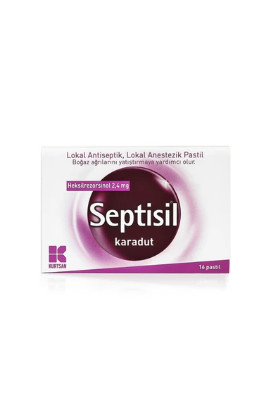 KURTSAN KURTSAN Septisil Karadut 16 Pastil