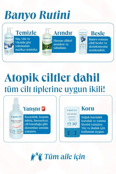 B-GOOD B-GOOD Atocare Vücut Kremi Çok Kuru Ve Atopik Ciltler Için Yoğun Nemlendirici Bebek Çocuk Yetişkin 150 ml - 5