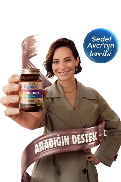 DYNAVİT DYNAVİT Multi-Daily 30 Kapsül - Koenzim Q10, Rhodiola Ekstresi, Multivitamin ve Multimineral - 3