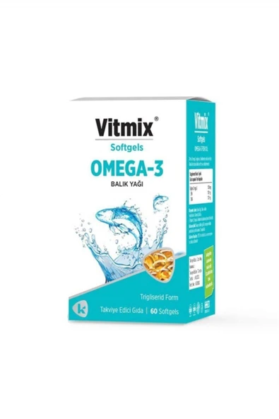 VİTMİX VİTMİX Omega 3 Balık Yağı 60 Kapsül