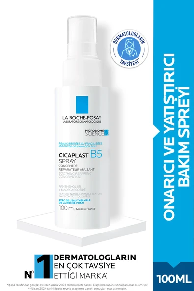 LA ROCHE POSAY LA ROCHE POSAY Cicaplast Baume B5 Yüz Ve Vücut Bakım Spreyi 100 ml