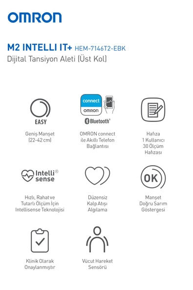 OMRON OMRON - M2 Intelli IT+ (HEM-7146T2-EBK) - 3