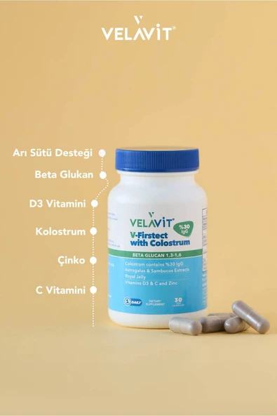 VELAVİT VELAVİT V-Firstect with Colostrum - 6