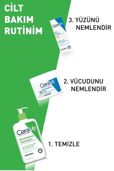CERAVE CERAVE Normal Ve Kuruya Dönük Ciltler Için Nemlendiren Temizleyici 473ml - 5