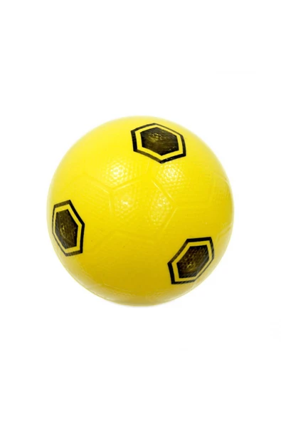 CAN OYUNCAK Etli Plastik Sert Çocuk Futbol-voleybol Topu Beyaz - 2