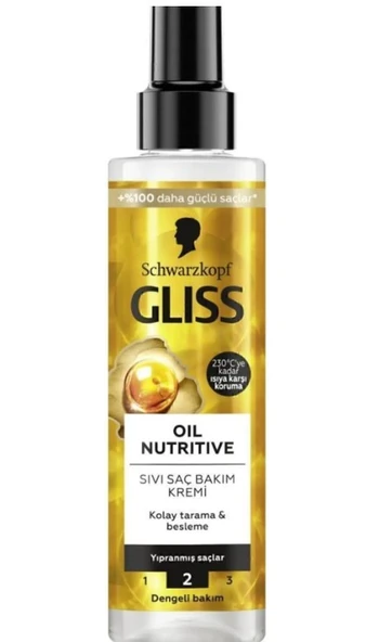 Gliss Sıvı Saç Kremi 200 Ml Oil Nutritive ürün görseli