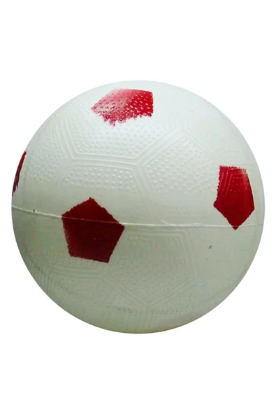 CAN OYUNCAK Etli Plastik Sert Çocuk Futbol-voleybol Topu Beyaz - 1