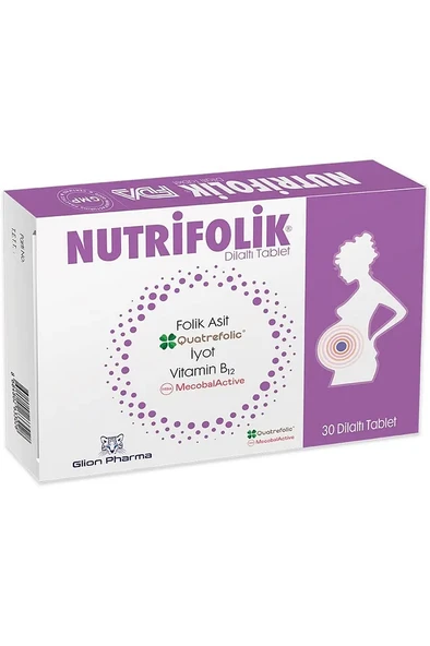 Glion Pharma Nutrifolik Dil Altı 30 Tablet ürün görseli 1