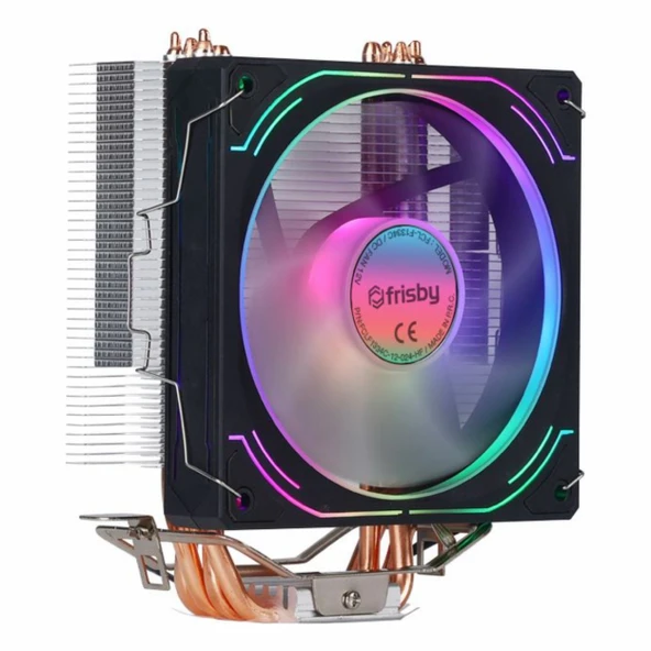 Frisby FCL-F1334C ARGB AM5/1700P Siyah İşlemci Hava Soğutucu ürün görseli 1