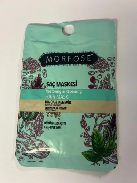 MORFOSE SAÇ MASKESİ KINOA KENEVİR 25 ML ürün görseli 1
