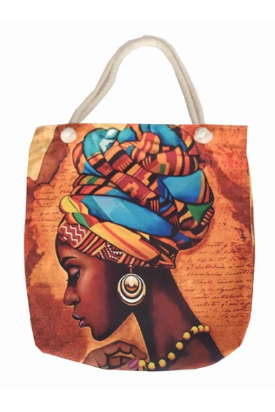 Alkan Homes Kırlent Dünyası Dijital Baskılı Çok Amaçlı Çanta