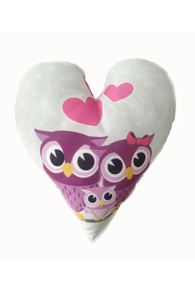 Alkan Homes Sevimli Baykuş Figürlü Yastık