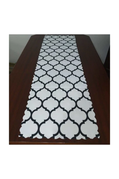 Alkan Homes Moroccan Desenli Dekoratif Runner