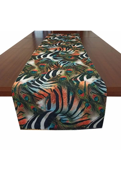 Alkan Homes Alkanhomes Dijital Baskılı Dekoratif Runner - 2