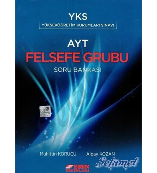 Esen Yks Ayt Felsefe Grubu Soru Bankası ürün görseli 1