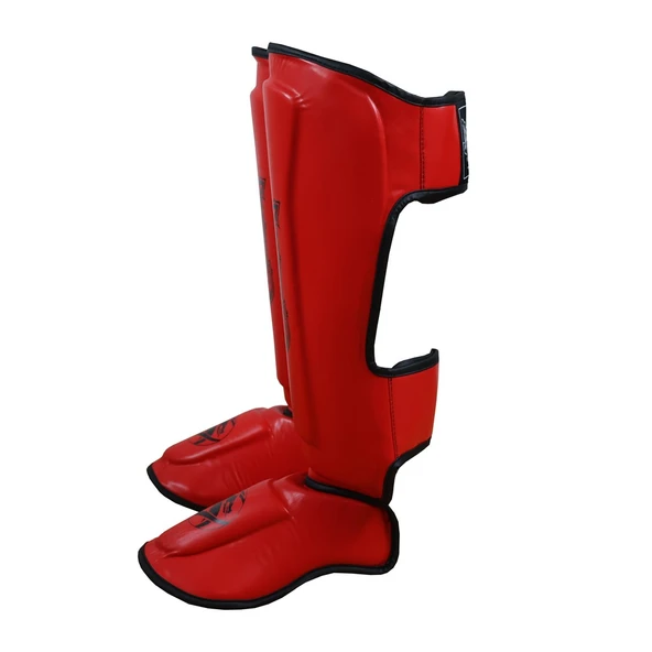 DragonDo 40715-P Kaval Ayak Koruyucu Kırmızı Profesyonel Kick Boks Kaval Koruyucu - 3