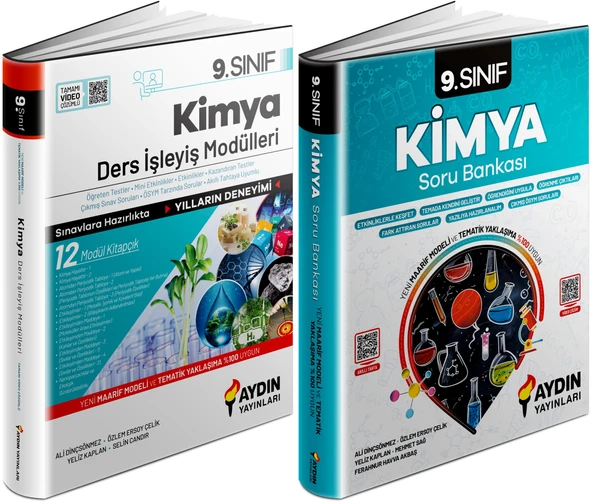 Aydın 2025 9. Sınıf Kimya Ders Anlatım Fasikülleri + Konu Özetli Soru Seti 2 Kitap ürün görseli