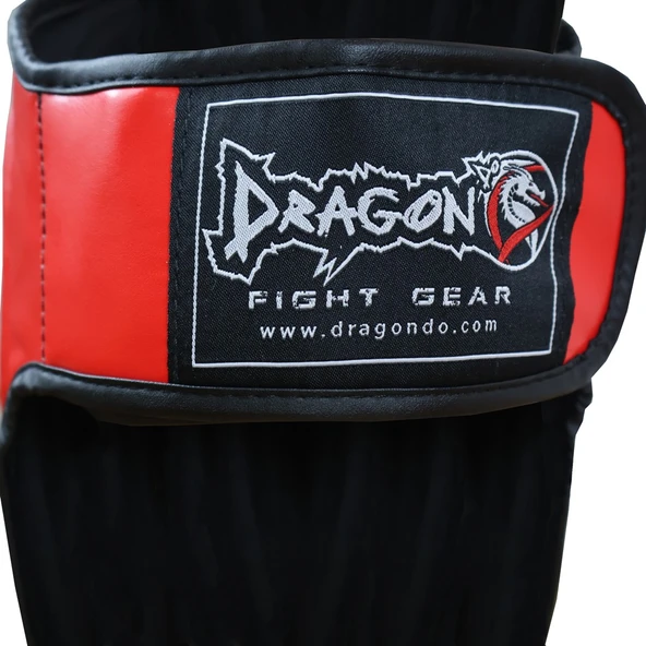 DragonDo 40715-P Kaval Ayak Koruyucu Kırmızı Profesyonel Kick Boks Kaval Koruyucu - 4