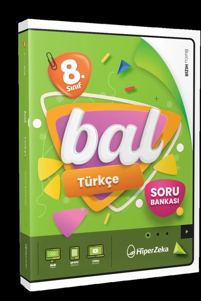 Hiperzeka 8.Sınıf Bal Türkçe Soru Bankası - 1