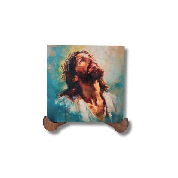 İsa'nın Duası Ahşap Dekor ürün görseli