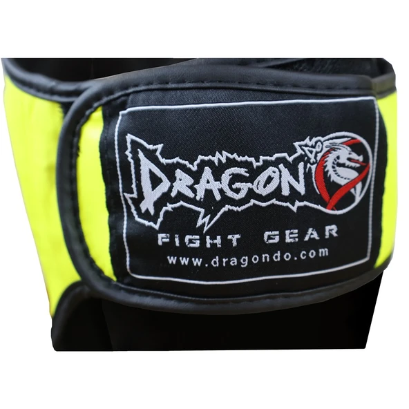 DragonDo 40715-P Kaval Ayak Koruyucu Neon Sarı Profesyonel Kick Boks Kaval Koruyucu - 4