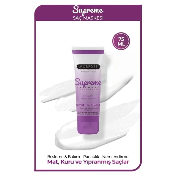 MORFOSE SAÇ MASKESİ SUPREME 75 ML - 1