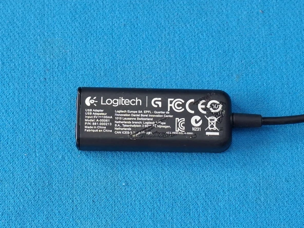 Logitech 7.1 Surround USB Sound Card A-00061 Adapter 881-000213 Dongle - 4