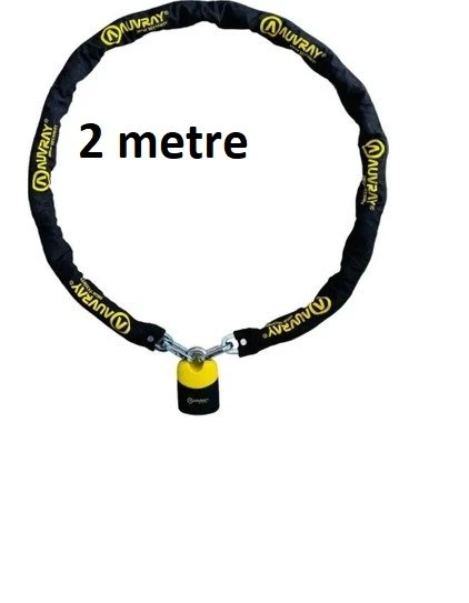 Auvray Motorsiklet Zinciri Kilidi 2 Metre K-Bloc 200 Zincir Kilit 200 CM Arasmoto ürün görseli 1