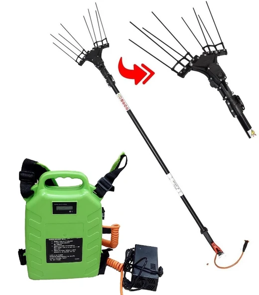 Pars Olive Sırt Akülü Zeytin Silkeleme Hasat Makinası 33 Volt ürün görseli 1