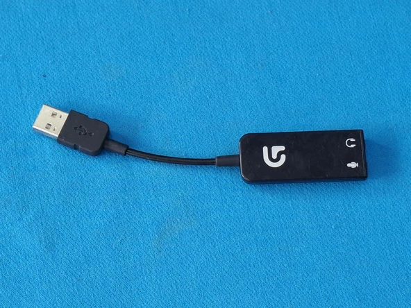 Logitech 7.1 Surround USB Sound Card A-00061 Adapter 881-000213 Dongle - 1