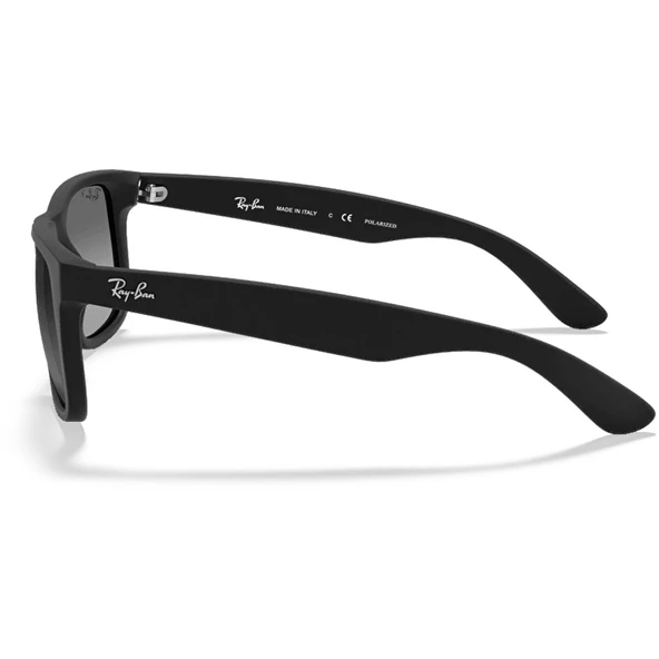 Ray-Ban Justin 4165 622/T3 Black-Light Grey Polarize Güneş Gözlüğü - 4