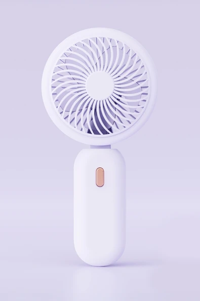 Taşınabililir Mini Usb Şarjlı 3 Kademeli El Masaüstü Vantilatör Fan Soğutucu YM88220 - 8