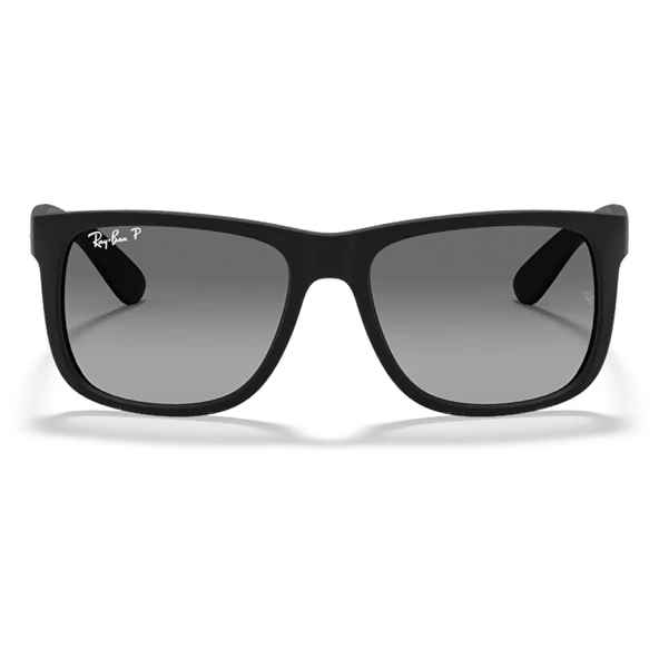 Ray-Ban Justin 4165 622/T3 Black-Light Grey Polarize Güneş Gözlüğü - 2