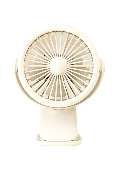 3 Kademe Usb Şarjlı Mandallı 360° Taşınabilir Fan Vantilatör Soğutucu YM88221 - 1