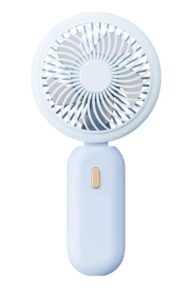 Taşınabililir Mini Usb Şarjlı 3 Kademeli El Masaüstü Vantilatör Fan Soğutucu YM88220 - 9