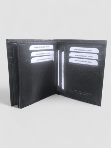 Lederax Hakiki Deri Dikey Erkek Cüzdan LD435 - Resim 11