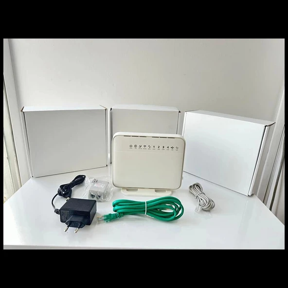 Huaweı Hg658 V2, 4 Port, 2.4ghz Wifi, 300mbps, Dahili Anten, Vdsl2 Modem - 3