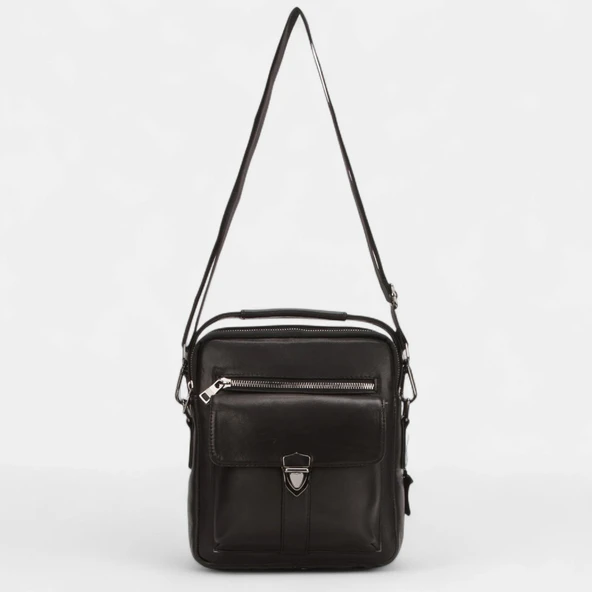 Lederax Hakiki Deri Orta Boy Omuz Çantası El Çantası LD594 - Resim 5