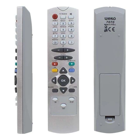 Vestel Seg 5000 FTA Uydu Alıcı Kumandası ürün görseli 1