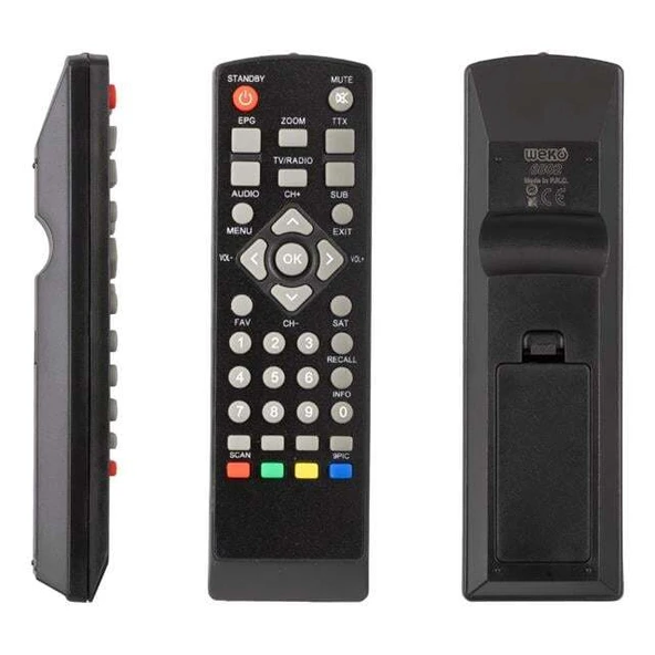 Goldmaster Mini SD - Digimaster Hector Mini Scart - Korax Mini Box - Hiremco Mini SD Wise Uydu Alıcı Kumandası ürün görseli 1