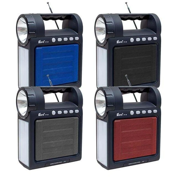 Magicvoice FP-26 USB-SD-FM-Bluetooth Destekli Fenerli Taşınabilir Hoparlör - Resim 3