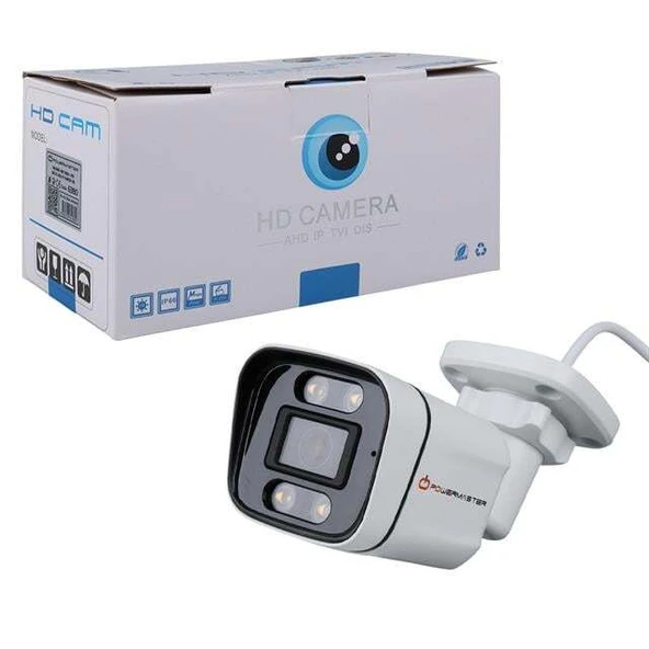 Powermaster PM-6380 2MP H265 + Poe Metal Kasa Ip Kamera Uniview - Resim 3