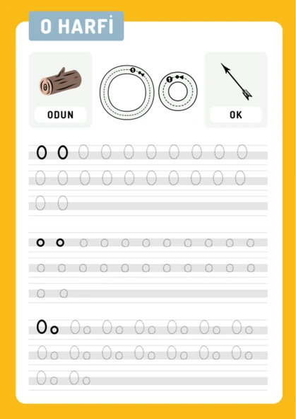 Mini Mini Birler İLK Okuma Yazma YAZ-SİL Kitabı - 4