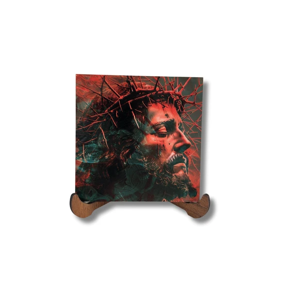 İsa'nın Acısı Ahşap Dekor ürün görseli