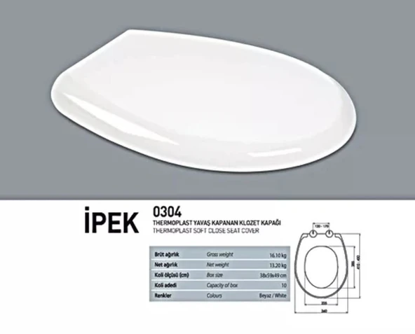 NKP İpek Amortisörlü+Tak Çıkar Klozet Kapağı - 1