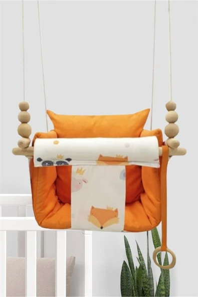 Jaju Baby Rüya Turuncu Salıncak Bebek Salıncak Çocuk Salıncağı - 1