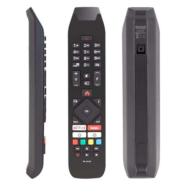 Vestel RC 43140 H0297A Netflix-Youtube Tuşlu Tv Kumandası ürün görseli 1