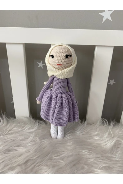 Jaju Baby Kapalı Kız Amigurumi Oyuncak 30 Cm - 1