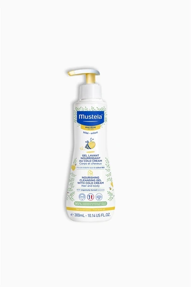 Mustela Cold Krem İçeren Besleyici Şampuan 300 ml - 1