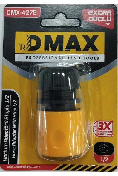DMAX HORTUM ADAPTÖRÜ STOPLU 1/2 - 1